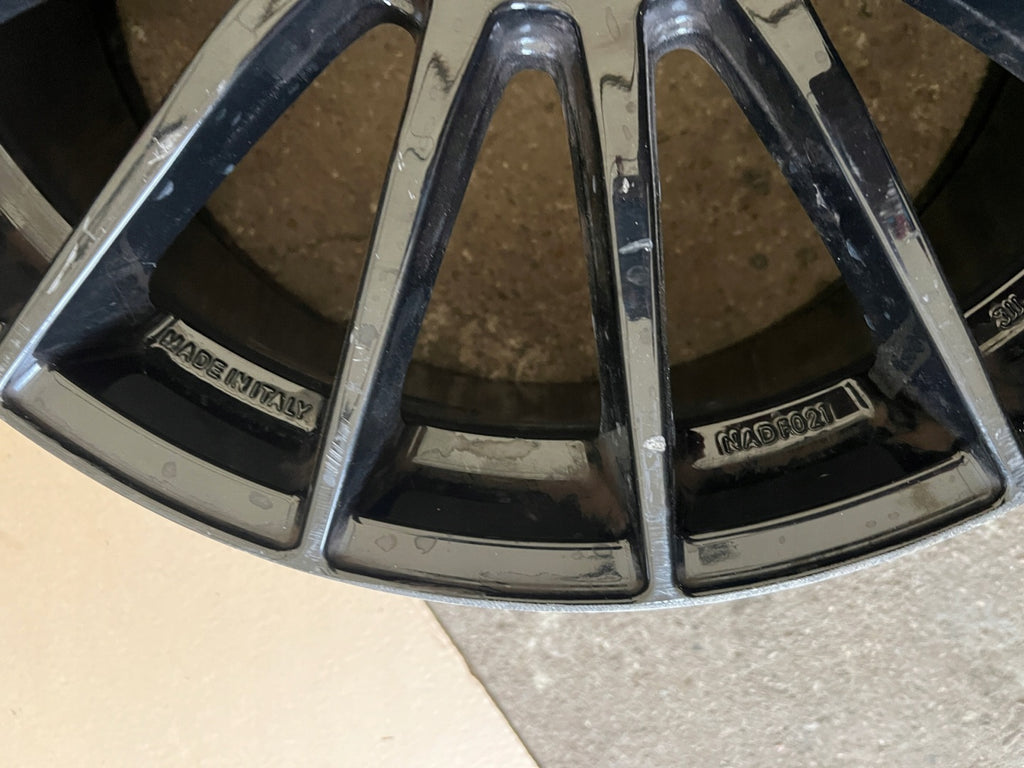 1x Alufelge 19 Zoll 8.5" 5x112 44ET Schwarz W01852209M4 Rim Wheel FEL9508322258sq