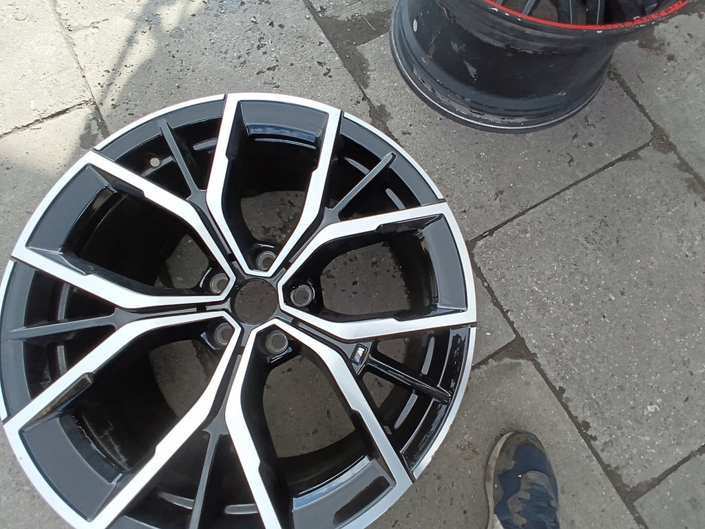 1x Alufelge 16 Zoll 5x112 Glanz BMW 5 G31 G30 Rim Wheel FEL1327955896yv