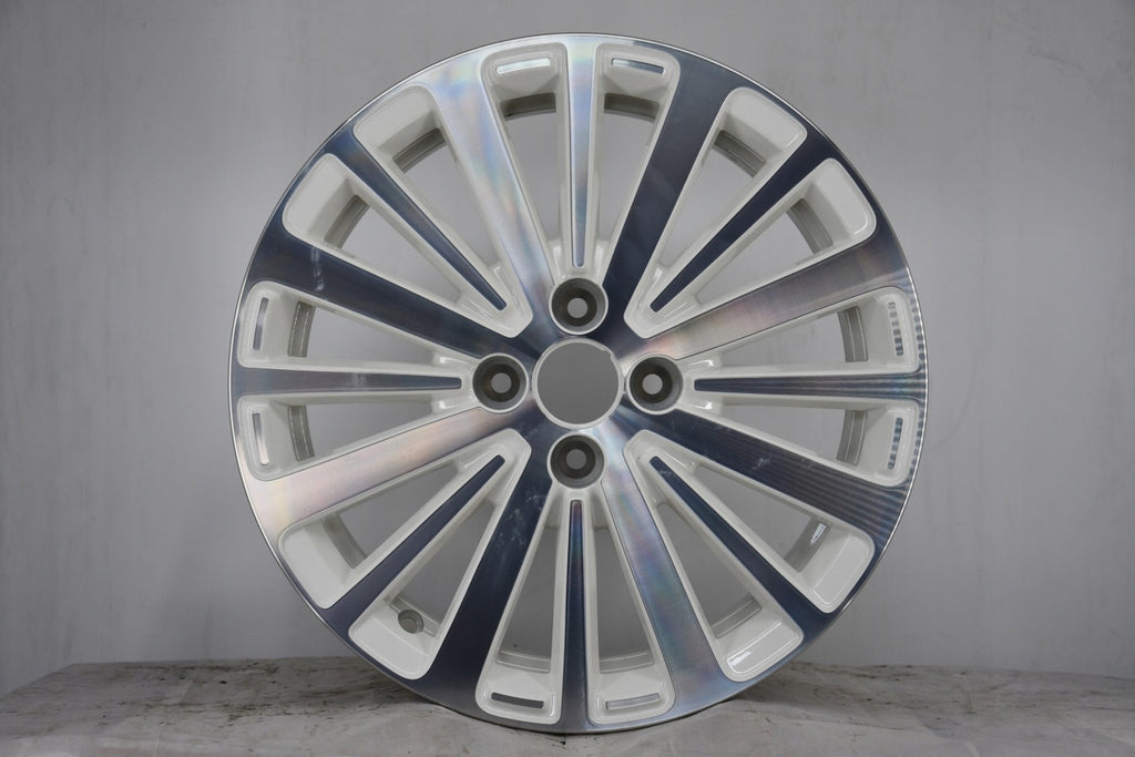 1x Alufelge 16 Zoll 7.0" 4x100 37ET Glanz Weiß 403002573 Renault Clio 1 FEL6930599527ht