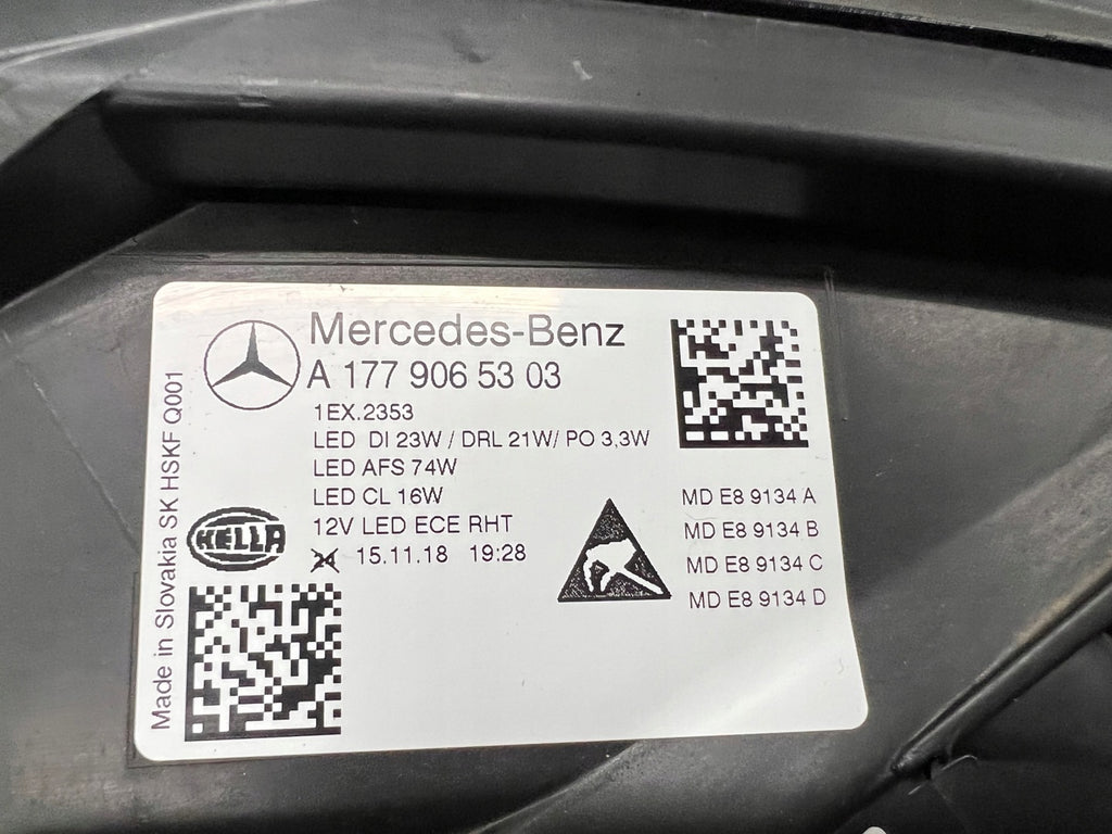 Frontscheinwerfer Mercedes-Benz W177 A1779065303 LED Links Headlight SCH3623671139sp