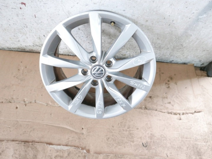 1x Alufelge 17 Zoll 7.0" 5x112 49ET 5G0601025BH VW Golf VII I Rim Wheel FEL2875589659pm