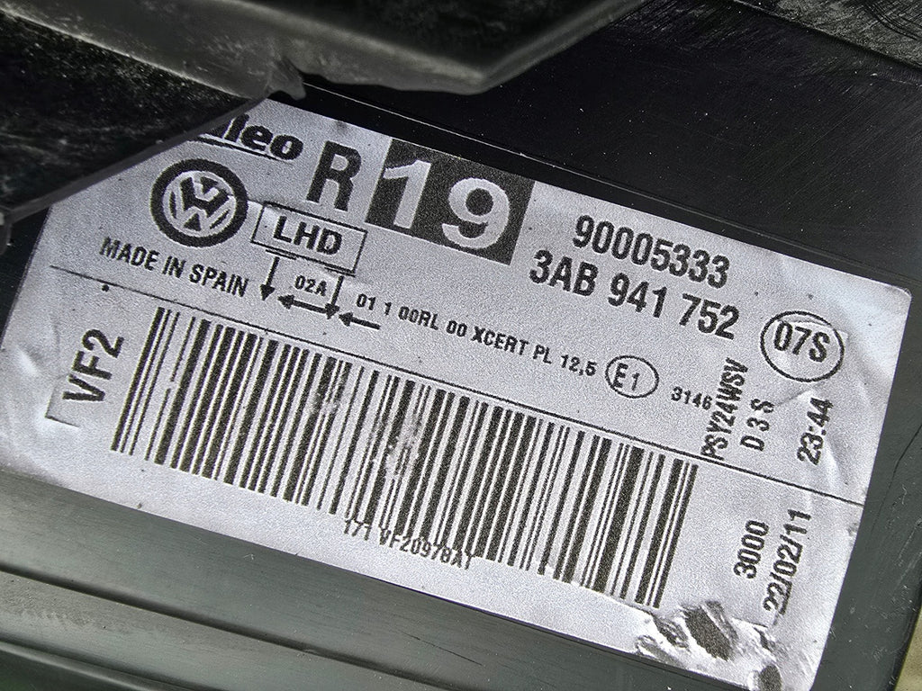 Frontscheinwerfer VW Passat B7 3AB941752 Xenon Rechts Scheinwerfer Headlight SCH7383541498ru