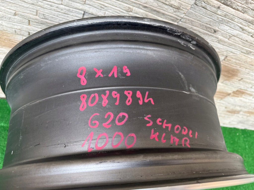 1x Alufelge 19 Zoll 8.0" 5x112 8089894 BMW 3 G20 Rim Wheel FEL6371862965sq