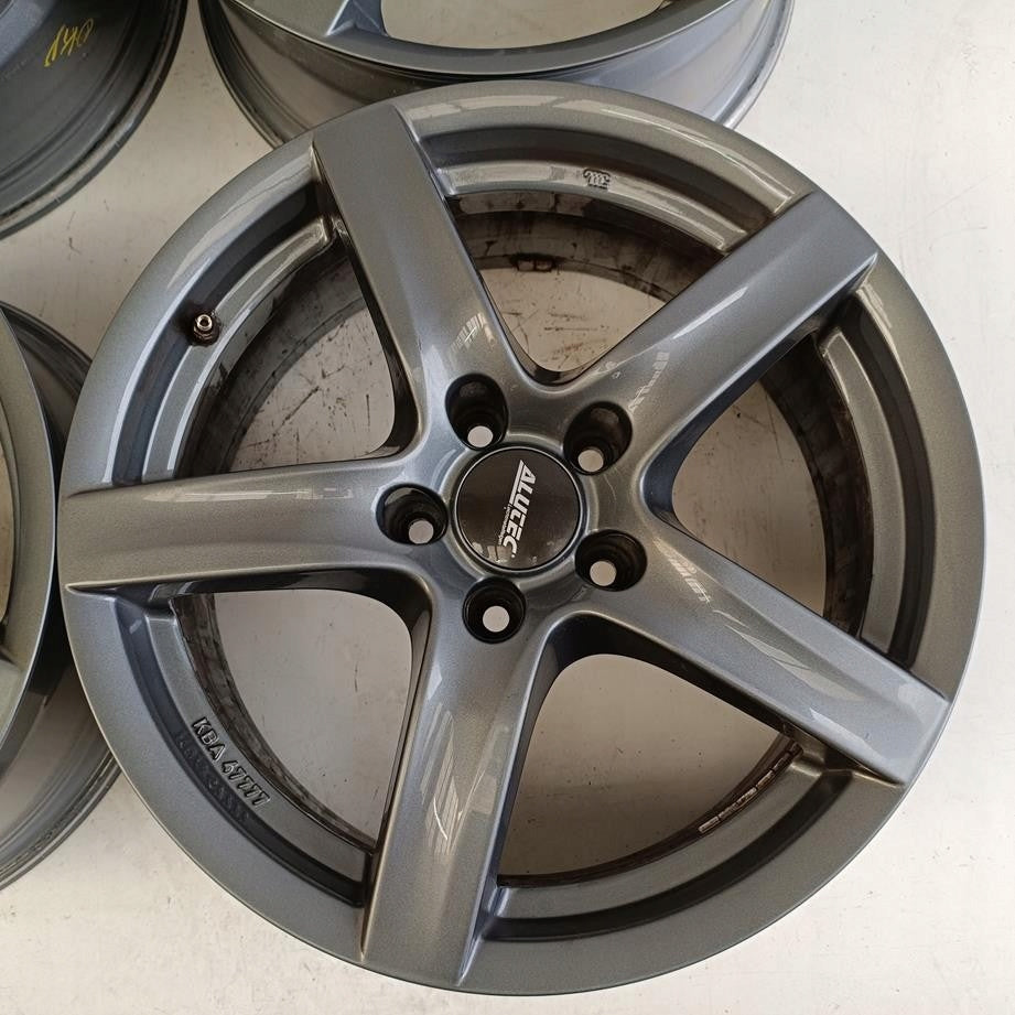 4x Alufelge 17 Zoll 7.5" 5x112 35ET Glanz Grau Audi I Rim Wheel FEL4559068719vm