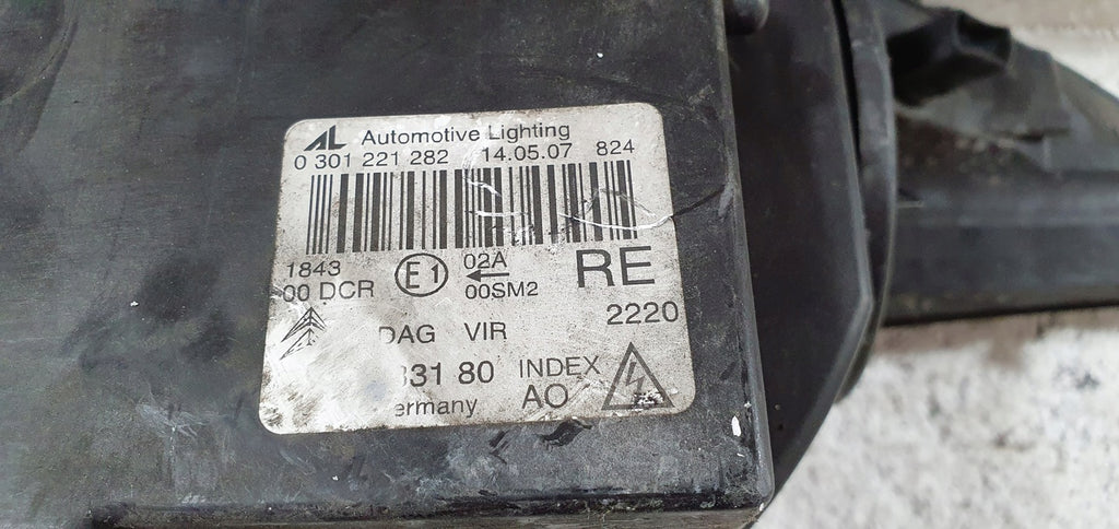 Frontscheinwerfer Citroën C6 0301221282 Xenon Rechts Scheinwerfer Headlight
