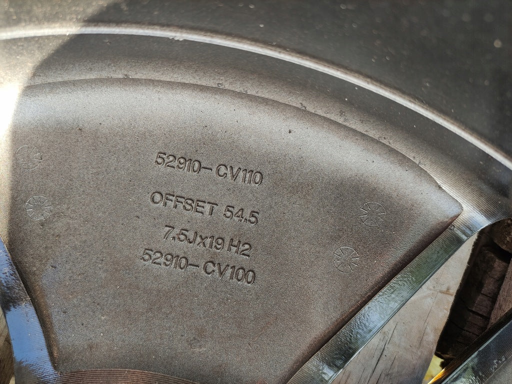 1x Alufelge 19 Zoll 7.5" 5x114.3 54 5ET 52910-CV100 52910-CV110 Kia Ev6 FEL7906696481in