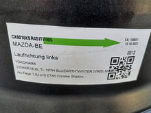 Laden Sie das Bild in den Galerie-Viewer, 1x Alufelge 18 Zoll 7.5" 5x114.3 45ET Glanz Schwarz KSR4V3810 Mazda Cx 60 FEL8951729760qa