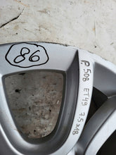 Load image into Gallery viewer, 1x Alufelge 18 Zoll 7.5" 5x108 49ET Glanz Silber 9671401877 Peugeot 308 Ii FEL5926228379kl