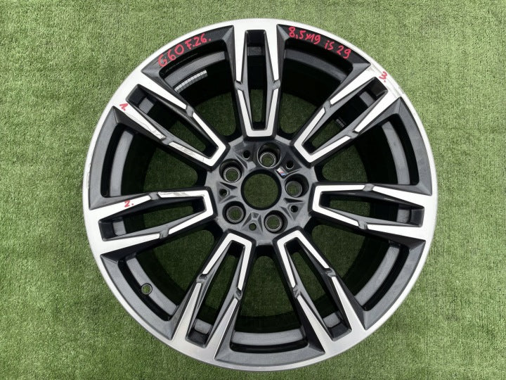 1x Alufelge 19 Zoll 8.5" 5x110 29ET Glanz Schwarz 5A324E0 BMW 1 Rim Wheel FEL4441999937gp
