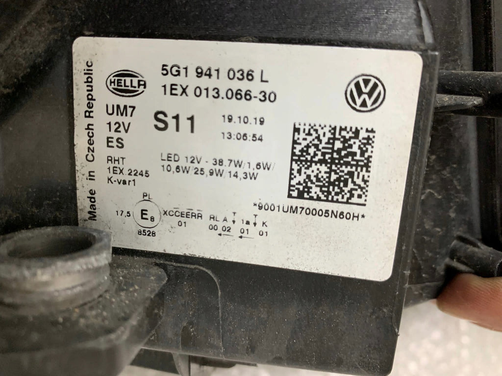 Frontscheinwerfer VW Golf VII 5G1941036L LED Rechts Scheinwerfer Headlight SCH6309715566si