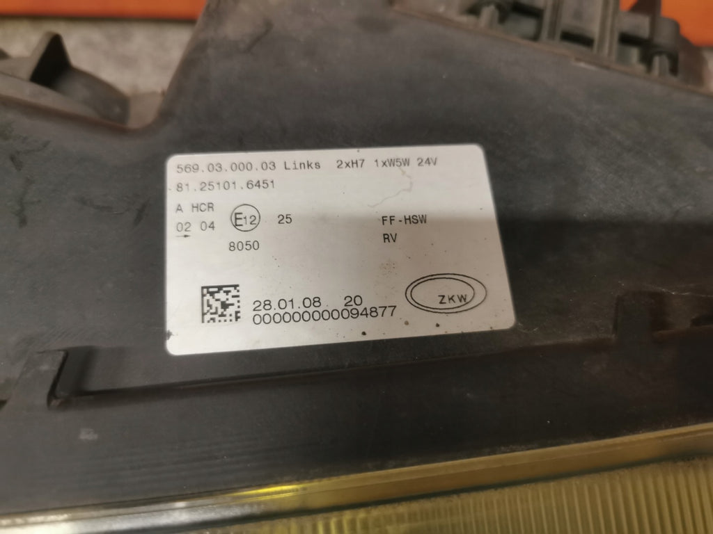 Frontscheinwerfer Man 5690300003 81251016421 Links Scheinwerfer Headlight SCH4784415341hm