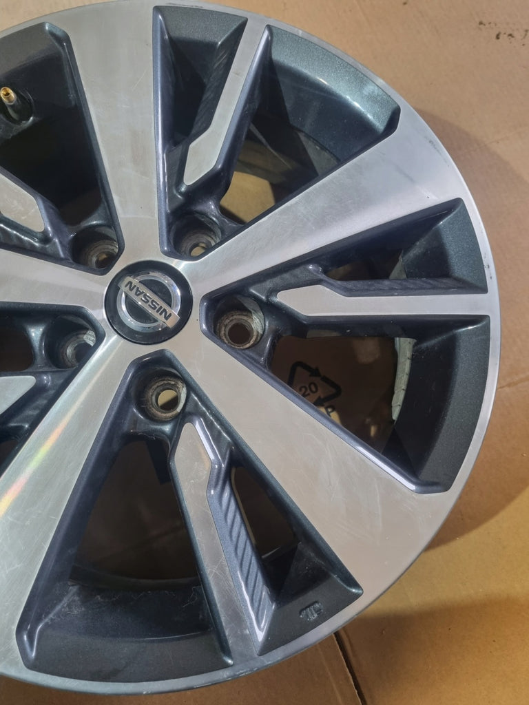 1x Alufelge 16 Zoll 6.5" 5x114.3 40ET Glanz Graphit N856014 Mg Micra I Pulsar FEL4615925479dn