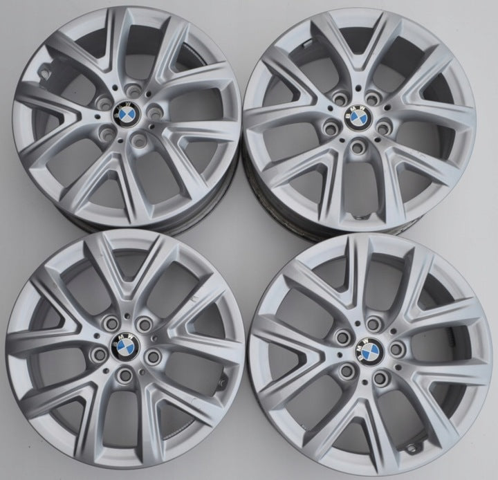 4x Alufelge 17 Zoll 6.0" 5x112 47ET Glanz Silber 6884815 BMW F44 F45 F46 FEL5827663409xe