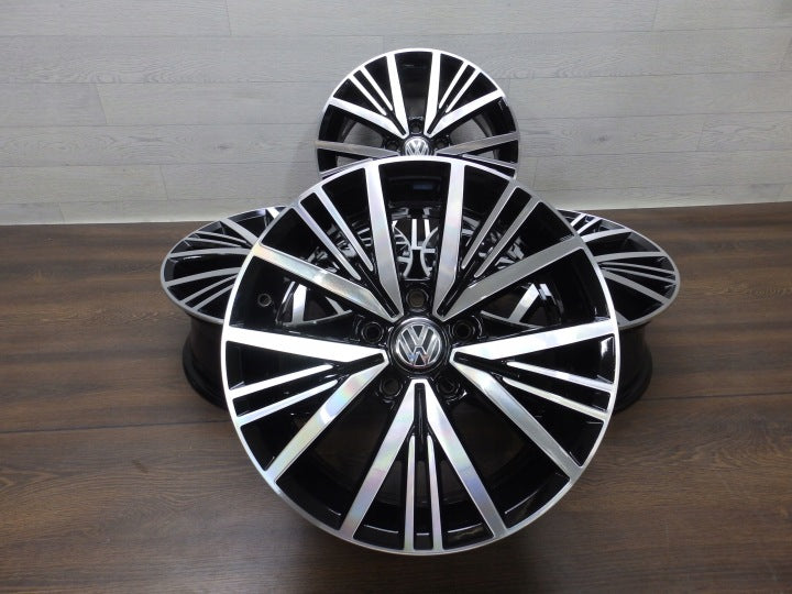 4x Alufelge 16 Zoll 6.5" 5x112 46ET 5G0601025CD VW Golf Vii Rim Wheel FEL9459933133fo