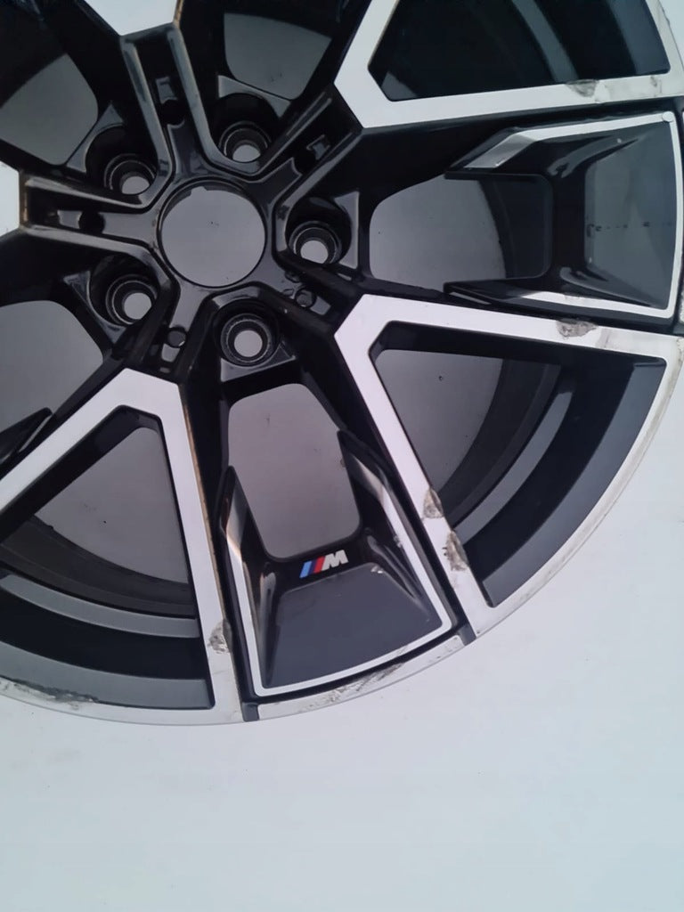 1x Alufelge 18 Zoll 8.5" 5x112 36ET Glanz Schwarz 8747286 BMW I4 G26 Rim Wheel FEL1014928577em