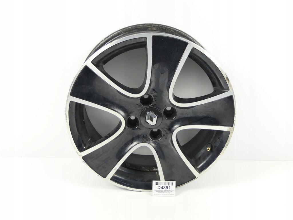 1x Alufelge 16 Zoll 6.5" 4x100 44ET 403003137R Renault Clio IV Captur I 1 FEL3137582677bv