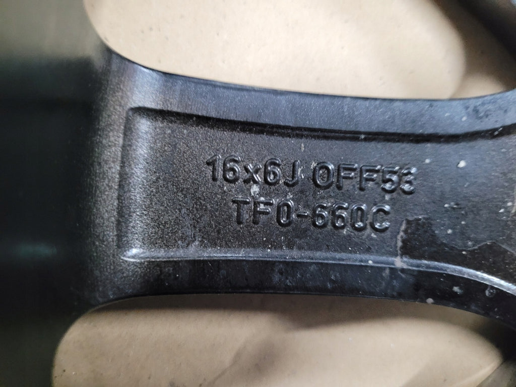 1x Alufelge 16 Zoll 6.0" 4x100 TF0-660C Honda Jazz Rim Wheel