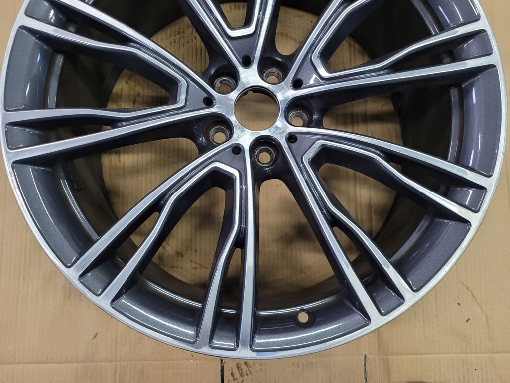 1x Alufelge 21 Zoll 8.5" 5x112 30ET 8043670 BMW X3 G01 G02 Rim Wheel FEL4467103660ss