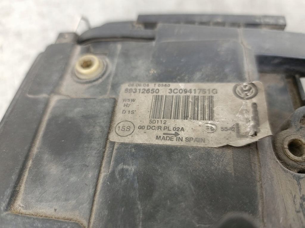 Frontscheinwerfer VW Passat 3C0941751G 89312650 Links Scheinwerfer Headlight SCH2434697857ry