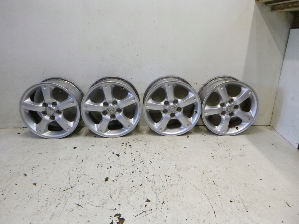 4x Alufelge 16 Zoll 7.0" 5x114.3 45ET Glanz Silber Ford Maverick Tribute FEL9091253097ne