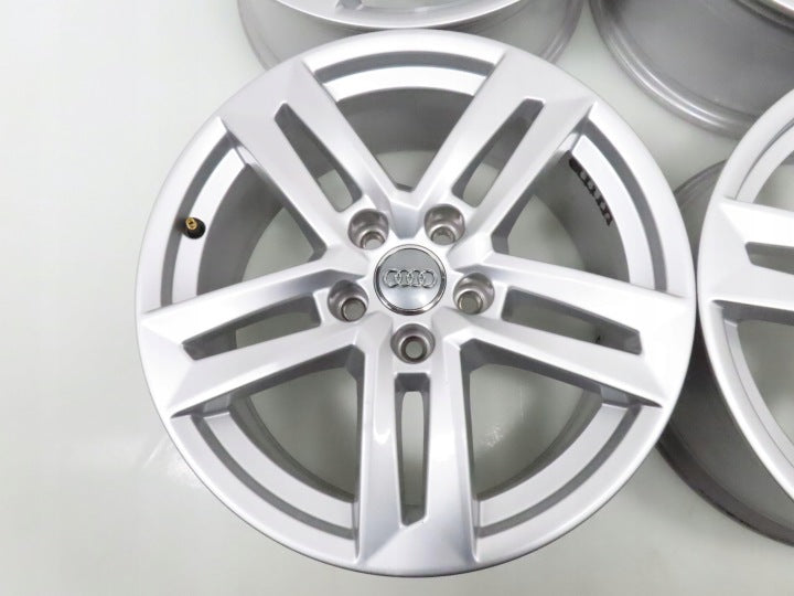 4x Alufelge 17 Zoll 7.0" 5x112 42ET Silber 8W0601025P Audi A4 B8 Rim Wheel FEL4710603905pc