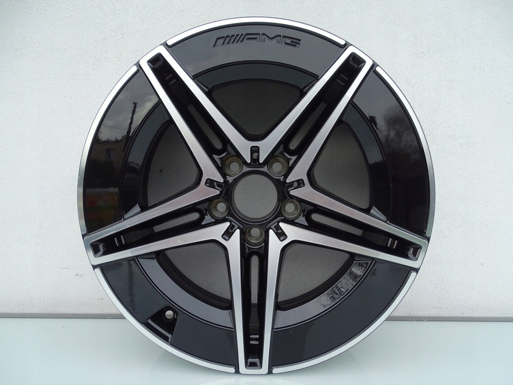 1x Alufelge 18 Zoll 8.5" 5x112 52ET Glanz Schwarz A2064011800 Mercedes-Benz W206 FEL6169558455jy