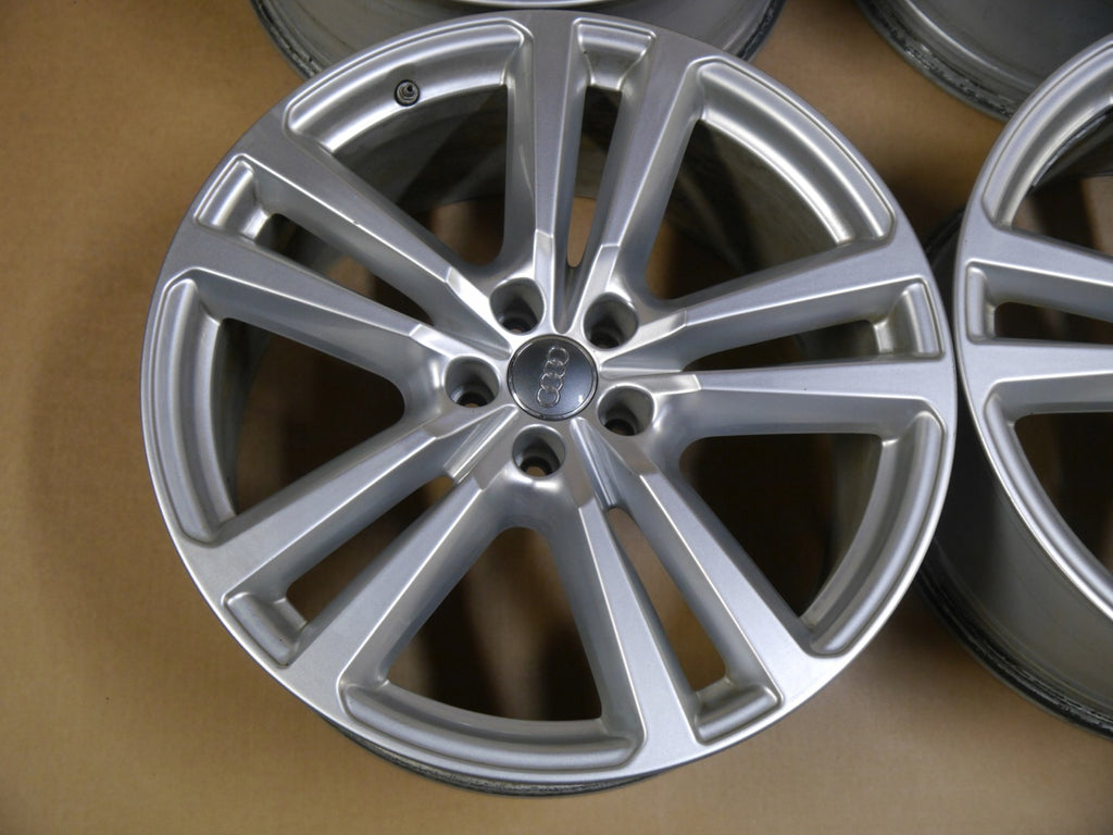 4x Alufelge 20 Zoll 9.0" 5x112 33ET Glanz Silber 4M0601025H Audi Q7 Rim Wheel FEL8555961444ls