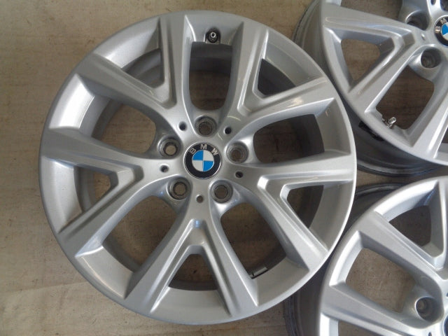 4x Alufelge 17 Zoll 6.5" 5x112 39ET Glanz Silber 6856076 BMW F39 X1 F48 FEL3896205360tw