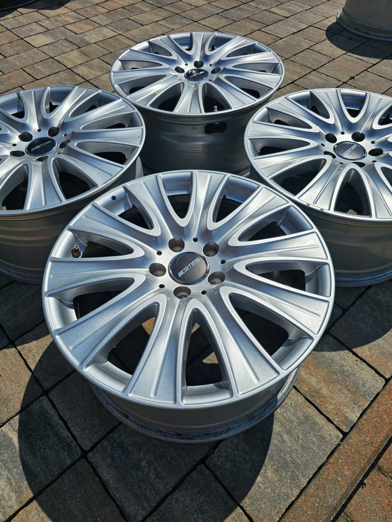 4x Alufelge 18 Zoll 8.0" 5x112 41ET Glanz Silber A2224010902 Mercedes-Benz FEL2851611445cg