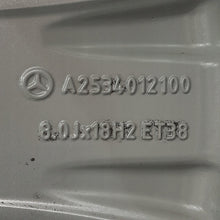 Load image into Gallery viewer, 1x Alufelge 18 Zoll 8.0" 5x112 38ET Glanz Silber A2534012100 Mercedes-Benz Glc FEL4780715387rp