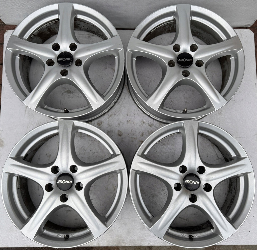 4x Alufelge 17 Zoll 7.0" 5x114.3 49ET Glanz Silber 42R7705 Hyundai I Rim Wheel FEL4031769148pm