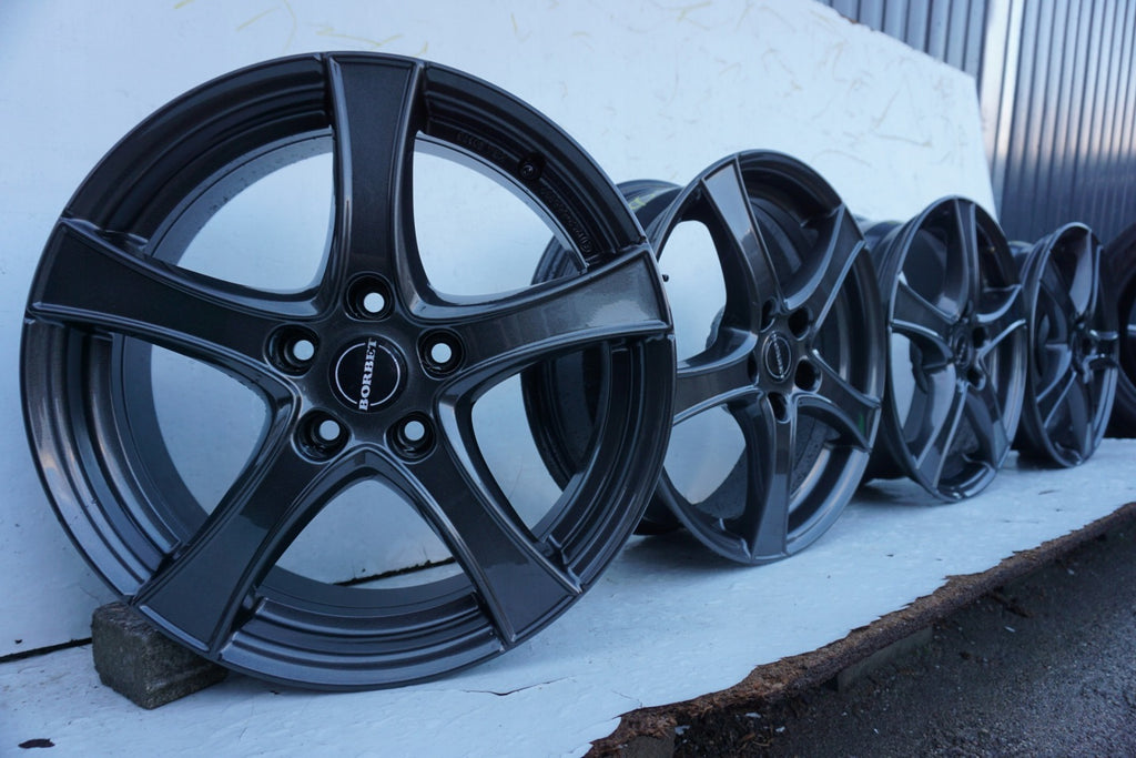 4x Alufelge 17 Zoll 6.5" 5x112 45ET Silber KBA50398 Audi I Rim Wheel FEL3178219509ja