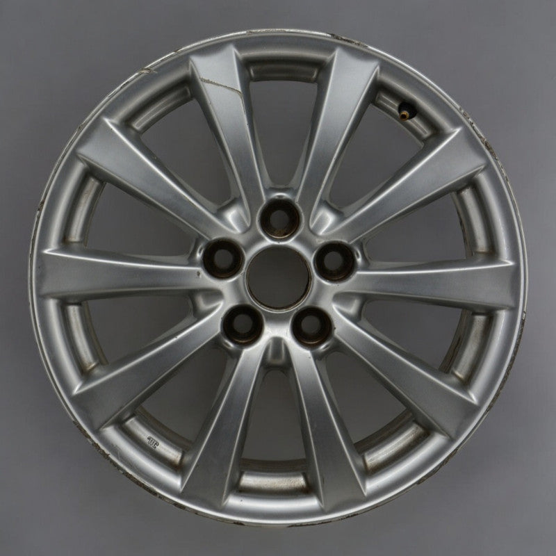 1x Alufelge 17 Zoll 8.0" 5x114.3 45ET Glanz Silber Toyota Rim Wheel
