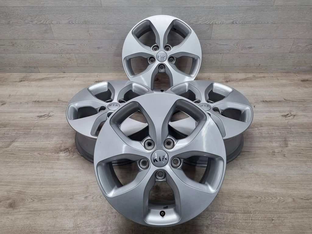 4x Alufelge 16 Zoll 6.5" 5x114.3 48,5ET 52910A4100 Kia Carens Iii Rim Wheel