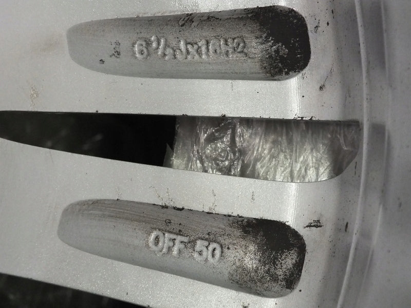 1x Alufelge 16 Zoll 6.5" 5x108 50ET Glanz Silber 7S71-MC Ford Mondeo Focus C-Max