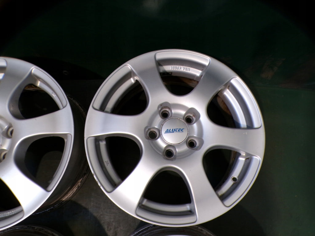 4x Alufelge 16 Zoll 6.5" 5x108 50ET Silber KBA47001 Rim Wheel FEL8265634896xi