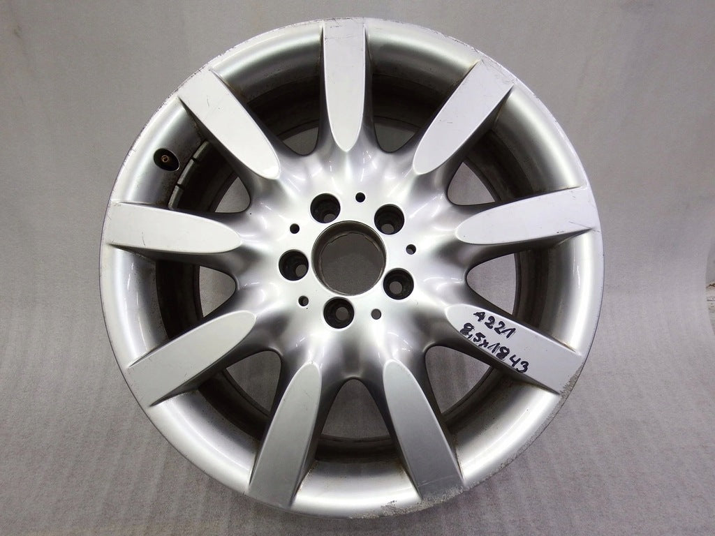 1x Alufelge 18 Zoll 8.5" 5x112 49ET Glanz Silber A2214011902 Mercedes-Benz FEL8990937476sd