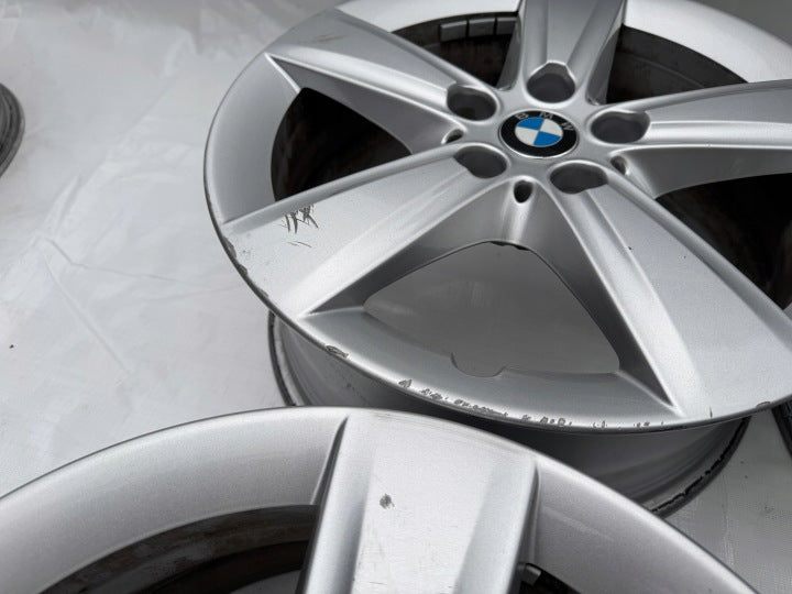 4x Alufelge 17 Zoll 7.5" 5x112 54ET Glanz Silber BMW6855087 BMW Rim Wheel FEL1764327056tv