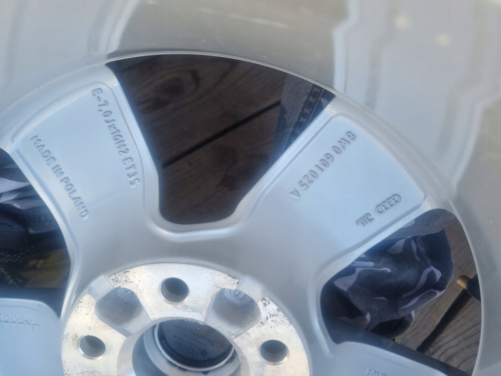 4x Alufelge 16 Zoll 7.0" 5x112 35ET Glanz Silber 8W0601025A Audi A4 Rim Wheel FEL8589185401tu