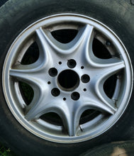 Laden Sie das Bild in den Galerie-Viewer, 4x Alufelge 15 Zoll 6.0" 5x112 31ET Glanz Silber A2034010102 Mercedes-Benz W203 FEL6308874892gh
