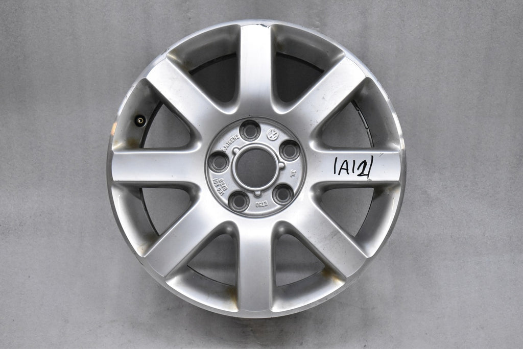 1x Alufelge 16 Zoll 6.0" 5x112 50ET Glanz Silber 1K0601025Q VW Golf Rim Wheel