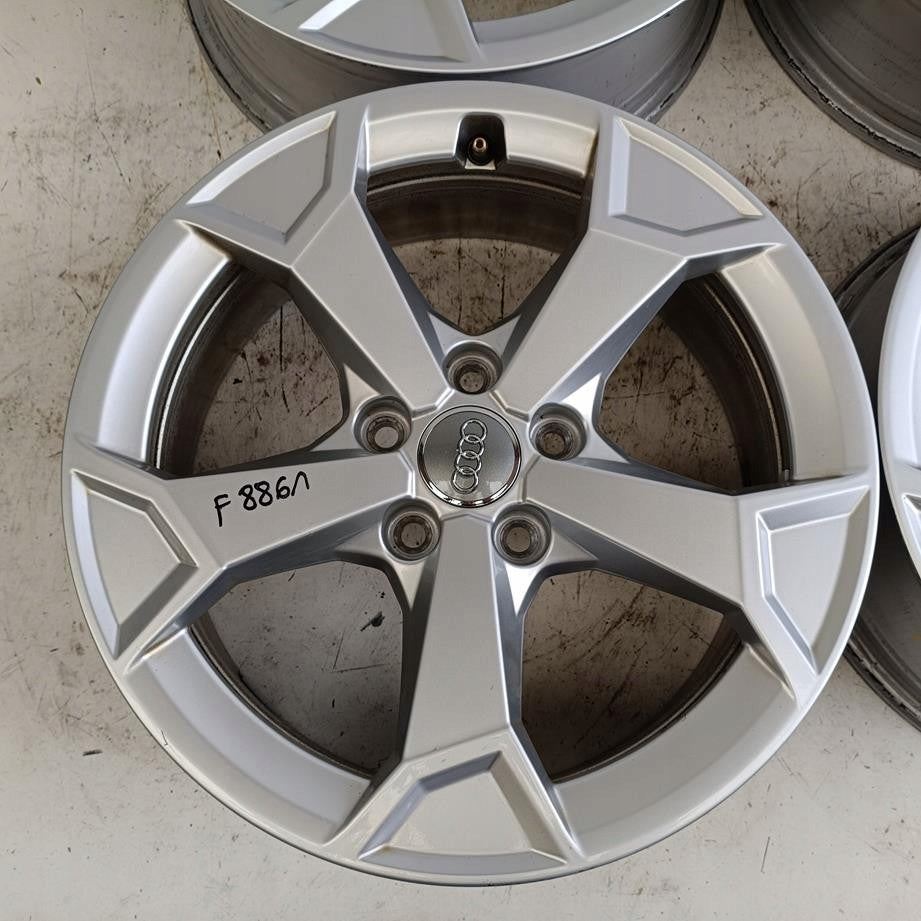 4x Alufelge 17 Zoll 6.5" 5x112 38ET Glanz Silber 83A601025AL Audi Q3 Q2 FEL9529635816xy