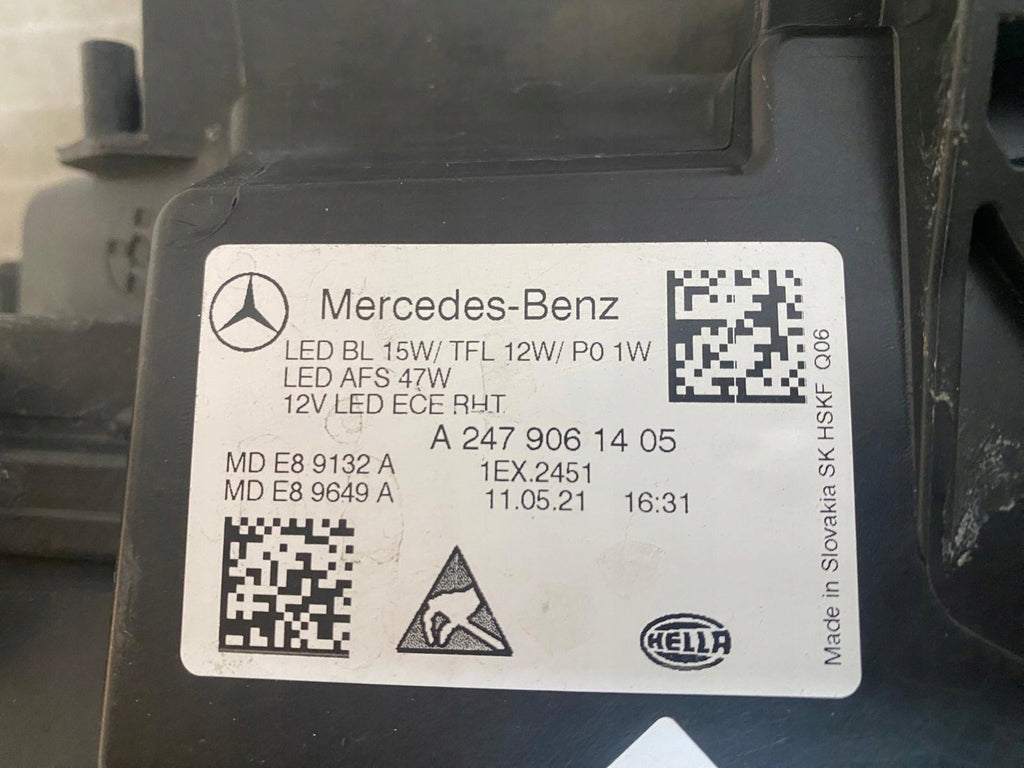 Frontscheinwerfer Mercedes-Benz W247 A2479061405 LED Rechts Headlight SCH9164357601lo