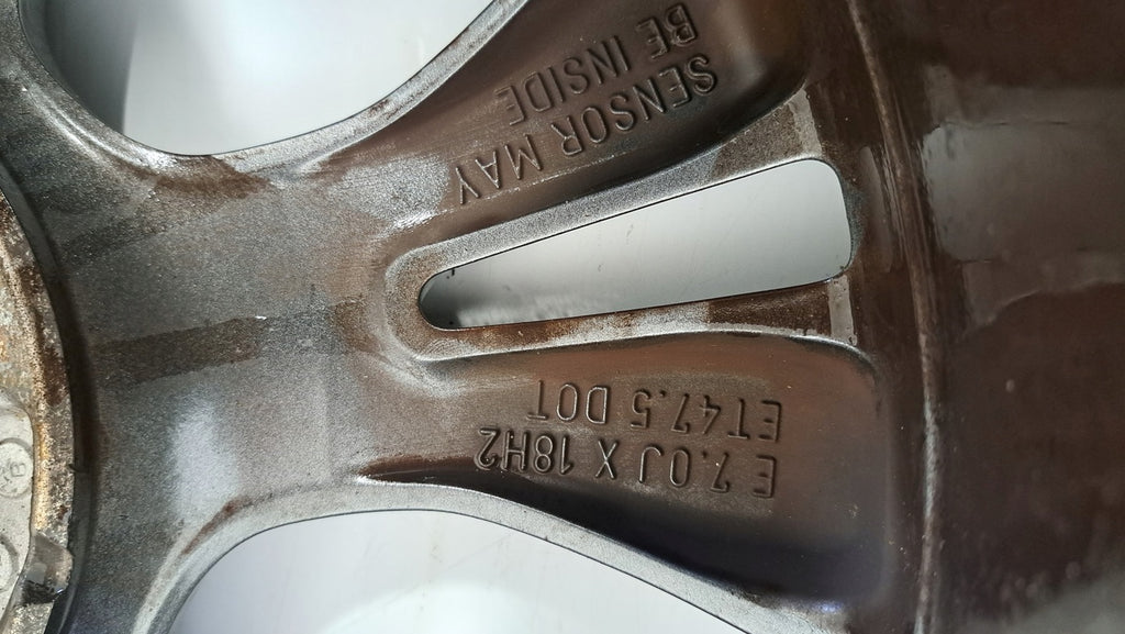 1x Alufelge 18 Zoll 7.0" 4x108 47 5ET Glanz Graphit H1JB-1007-E1A Ford Fiesta Mg