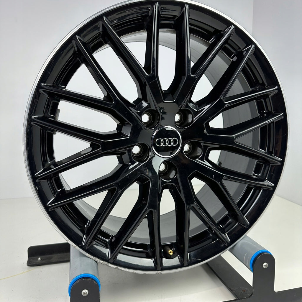 1x Alufelge 18 Zoll 8.0" 5x112 40ET Glanz Schwarz 8W0601025DD Audi B9 Rim Wheel FEL1375072223zb