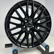 Load image into Gallery viewer, 1x Alufelge 18 Zoll 8.0" 5x112 40ET Glanz Schwarz 8W0601025DD Audi B9 Rim Wheel FEL1375072223zb