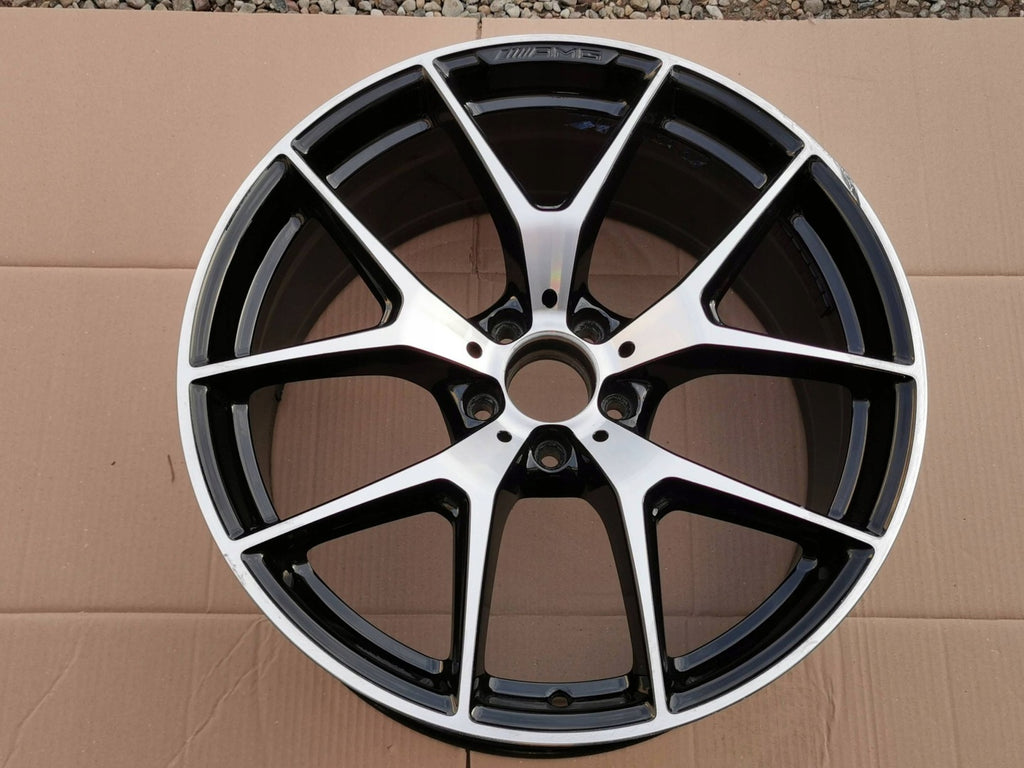 1x Alufelge 20 Zoll 9.5" 5x112 22ET Schwarz A2534015600 Mercedes-Benz Glc X253 FEL4032536430xx