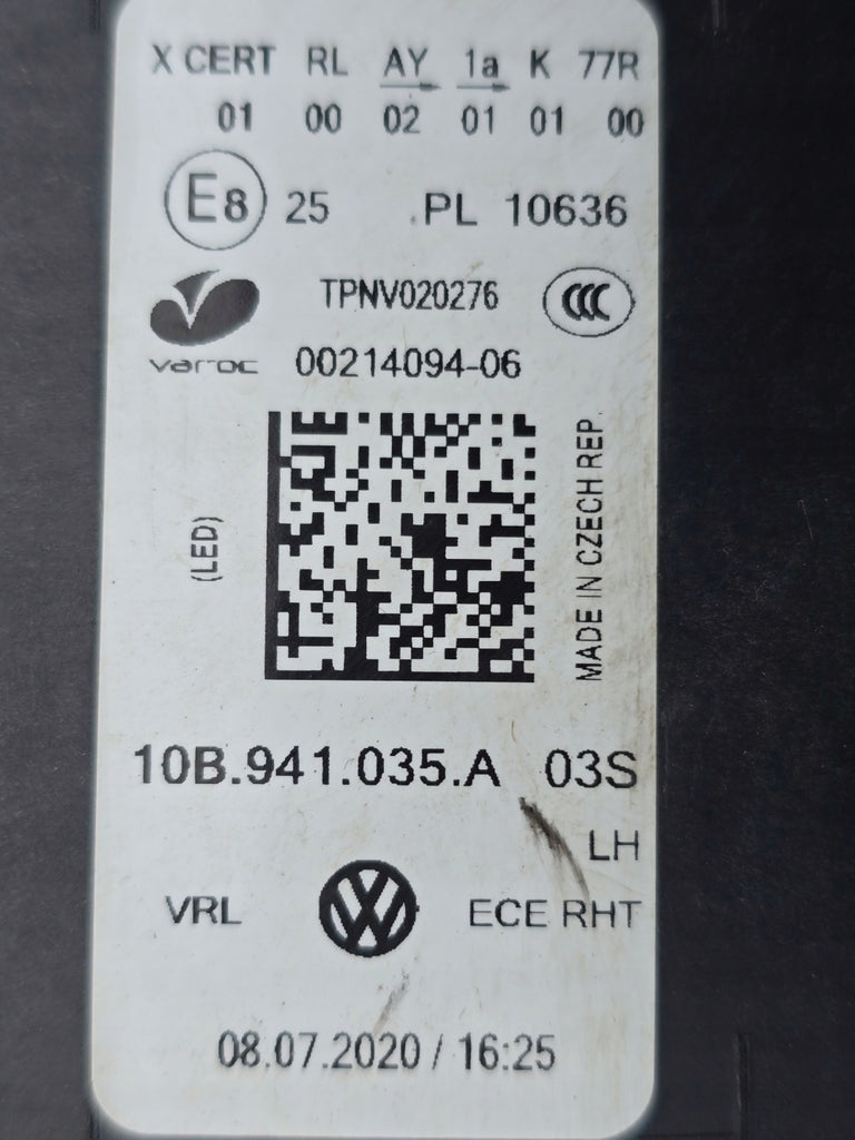 Frontscheinwerfer VW I 10B941035A LED Links Scheinwerfer Headlight SCH1048585370nm