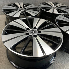 Laden Sie das Bild in den Galerie-Viewer, 4x Alufelge 18 Zoll 7.5" 5x112 52ET Glanz Schwarz A2464011800 Mercedes-Benz FEL7360322691pl