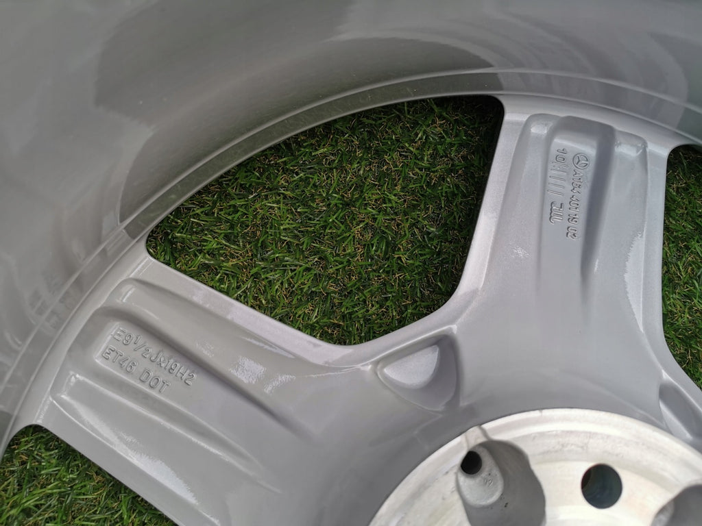 1x Alufelge 19 Zoll 9.5" 5x112 46ET Glanz Silber A1644011902 Mercedes-Benz Amg FEL4796166329qe